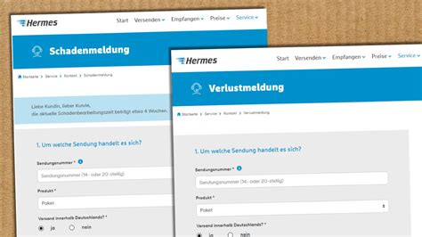 hermes anzeigen|hermes sendung verlustmeldung.